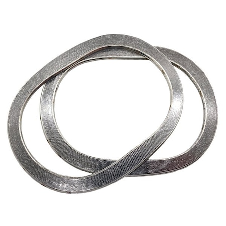 Boilersource Handhole Gasket, Spiral Wound, 3 in x 4 in x 1/2 in, 0.175 in thick, Obround, PK 2 S999-3X4X1/2X0.175OB-PK2